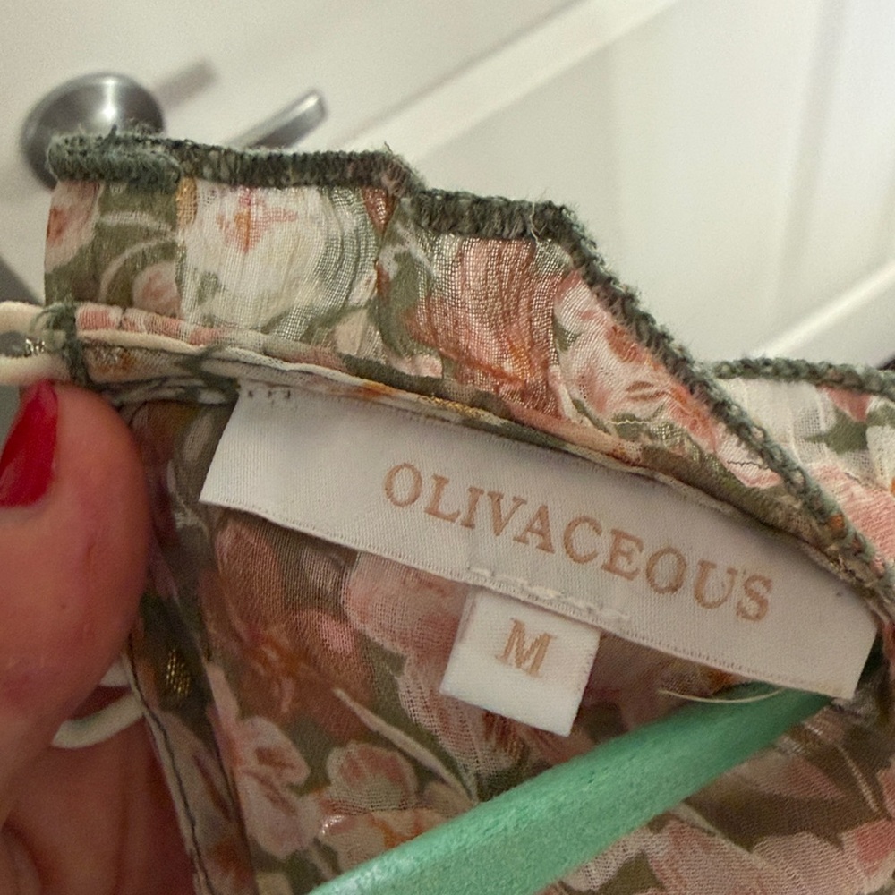 Floral Ruffle Wrap Dress - Picture 4 of 4